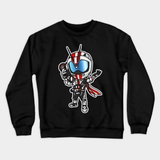 Kamen Rider Mach Chibi Style Kawaii Crewneck Sweatshirt